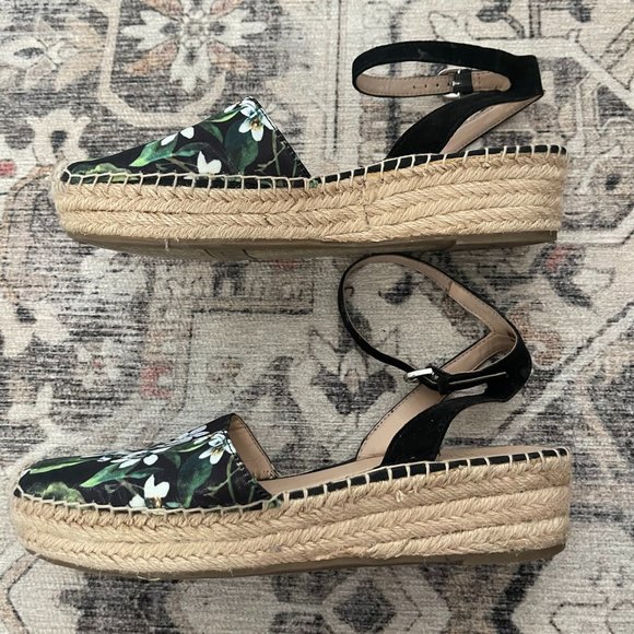 Franco Sarto Chunky Espadrille Heels - Picture 1 of 5